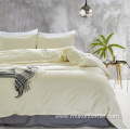 Wholesale washed cotton line sheets bedding set